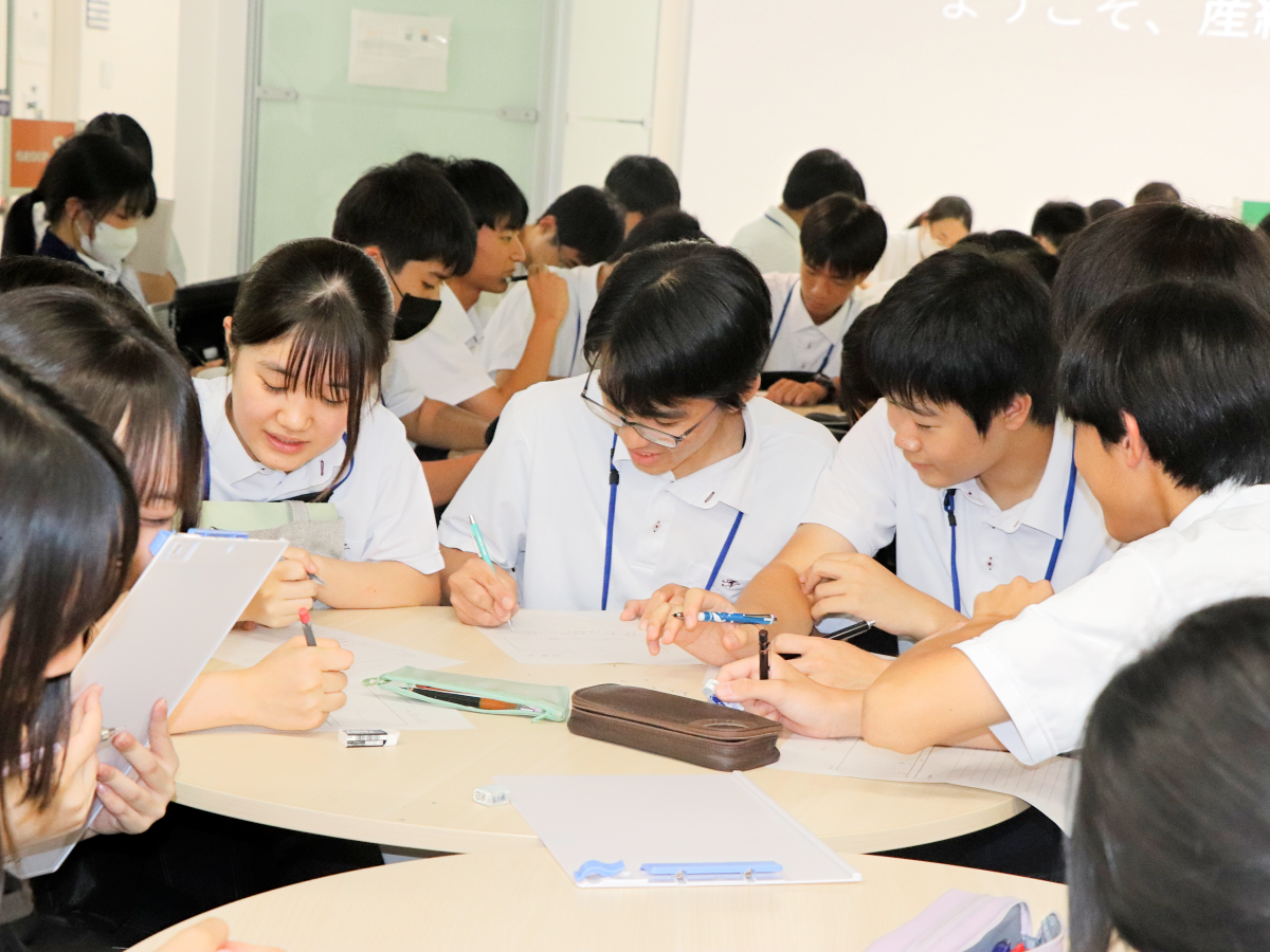 宮崎西高等学校見学会振り返りの時間