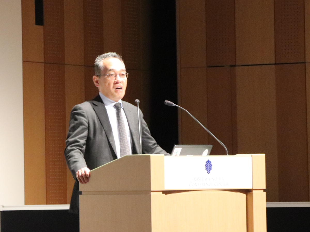 情報・人間工学領域　田中良夫領域長