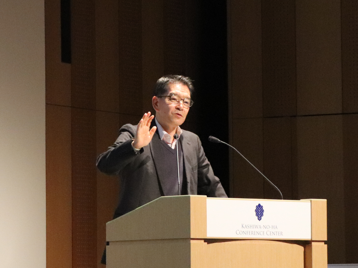 人間社会拡張研究部門　蔵田武志部門長