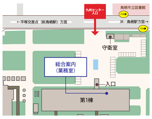 情報公開窓口案内図