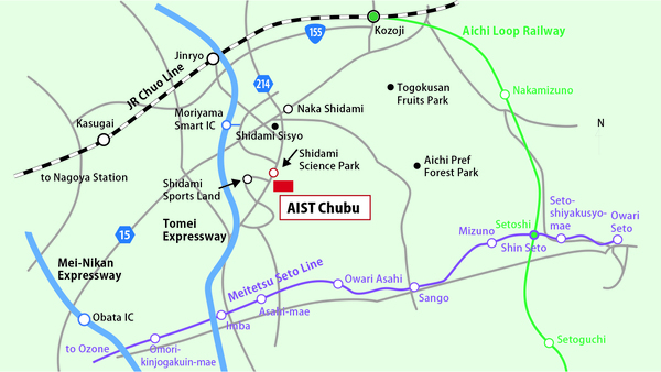 AIST Chubu Map Image