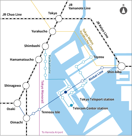AIST Tokyo Waterfront Map Image