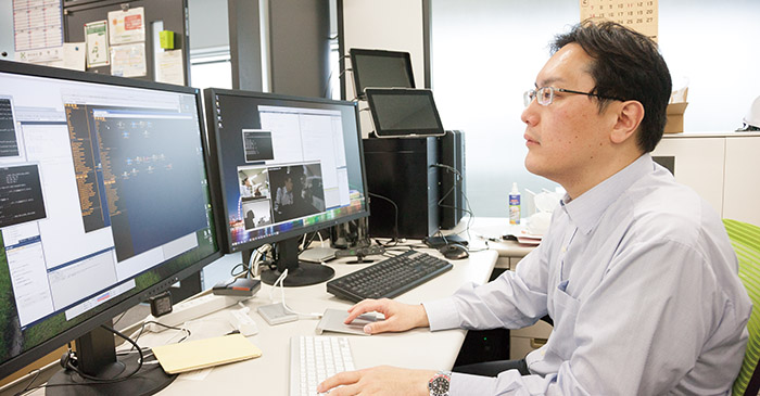 開発を行う岩田