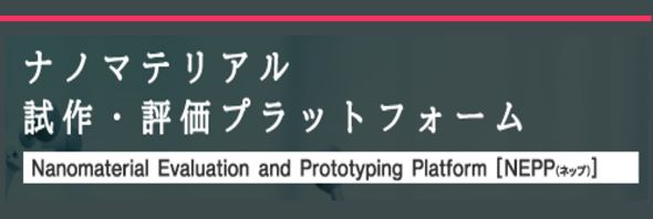 ナノマテリアル試作・評価プラットフォームのロゴ