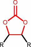 環状カーボネートの構造図