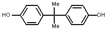 ビスフェノールAの構造図