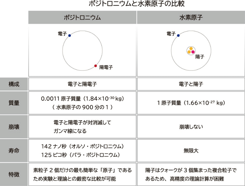 ポジトロニウム説明図